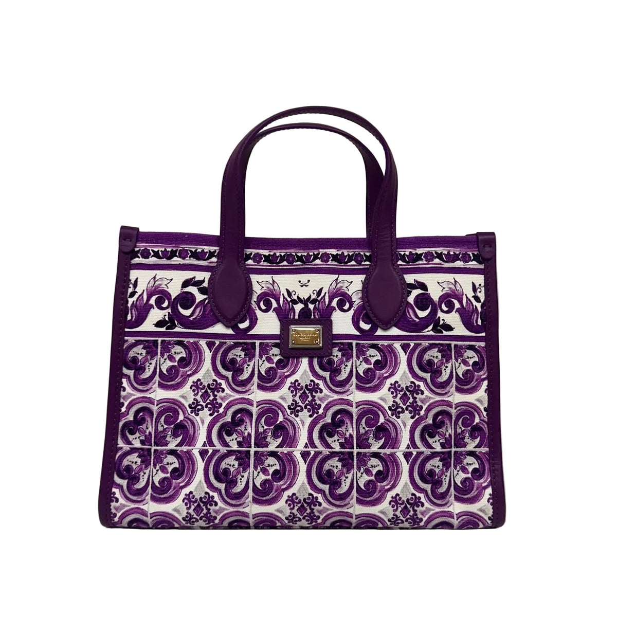 Bolsa Dolce & Gabbana Roxa e Branca