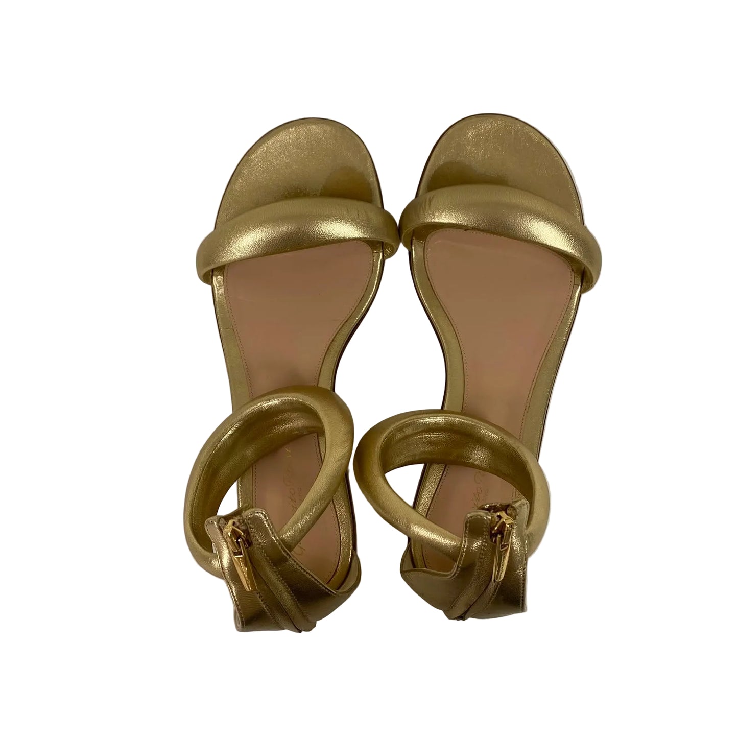 Rasteira Gianvito Rossi Dourada Tam. 38,5 Br