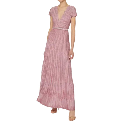 Vestido Missoni Rosa Glitter Tam 36 Br
