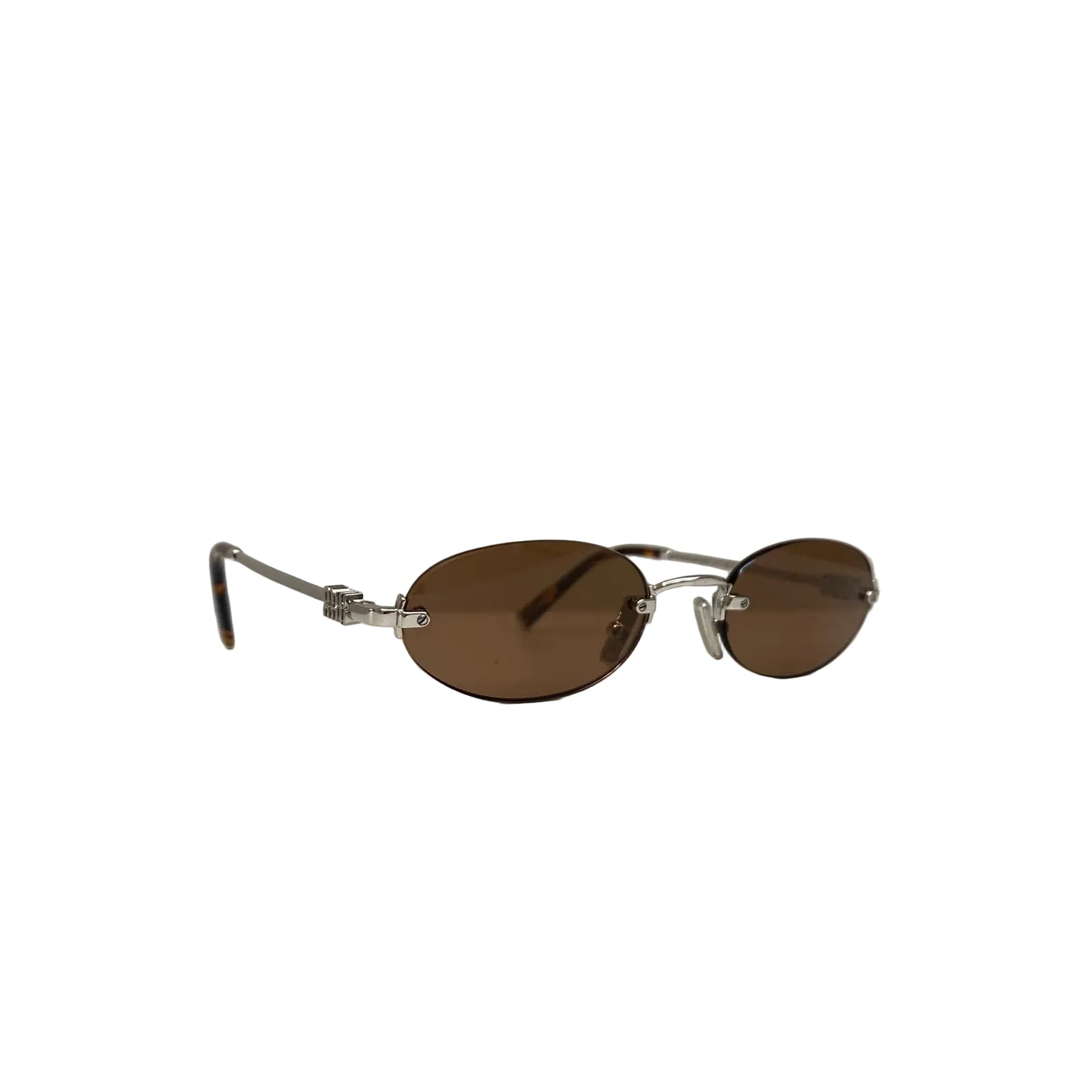 Oculos MiuMiu Oval Oncinha