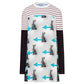 Vestido Prada Estampa Setas Tam 34 Br
