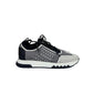 Tenis Hermes Tecido Preto e Branco Tam 37,5 BR