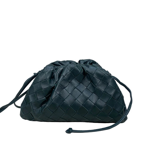 Bolsa Bottega Veneta Mini Pouch Verde Escuro