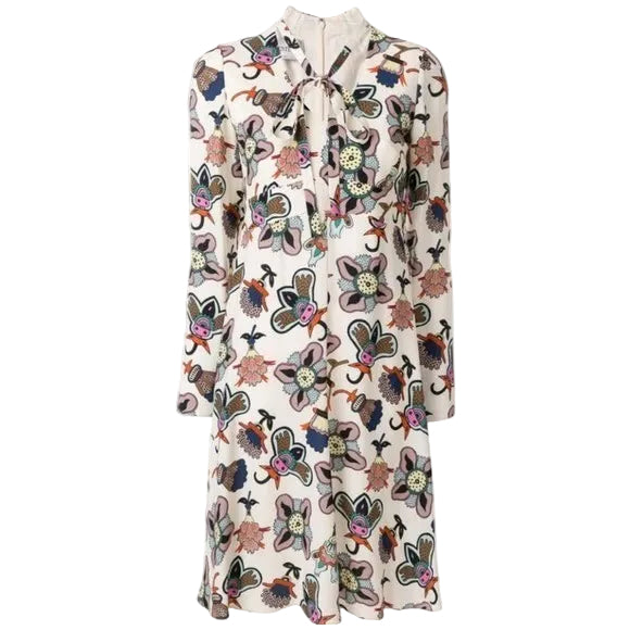 Vestido Valentino Floral Print Tam 36 BR