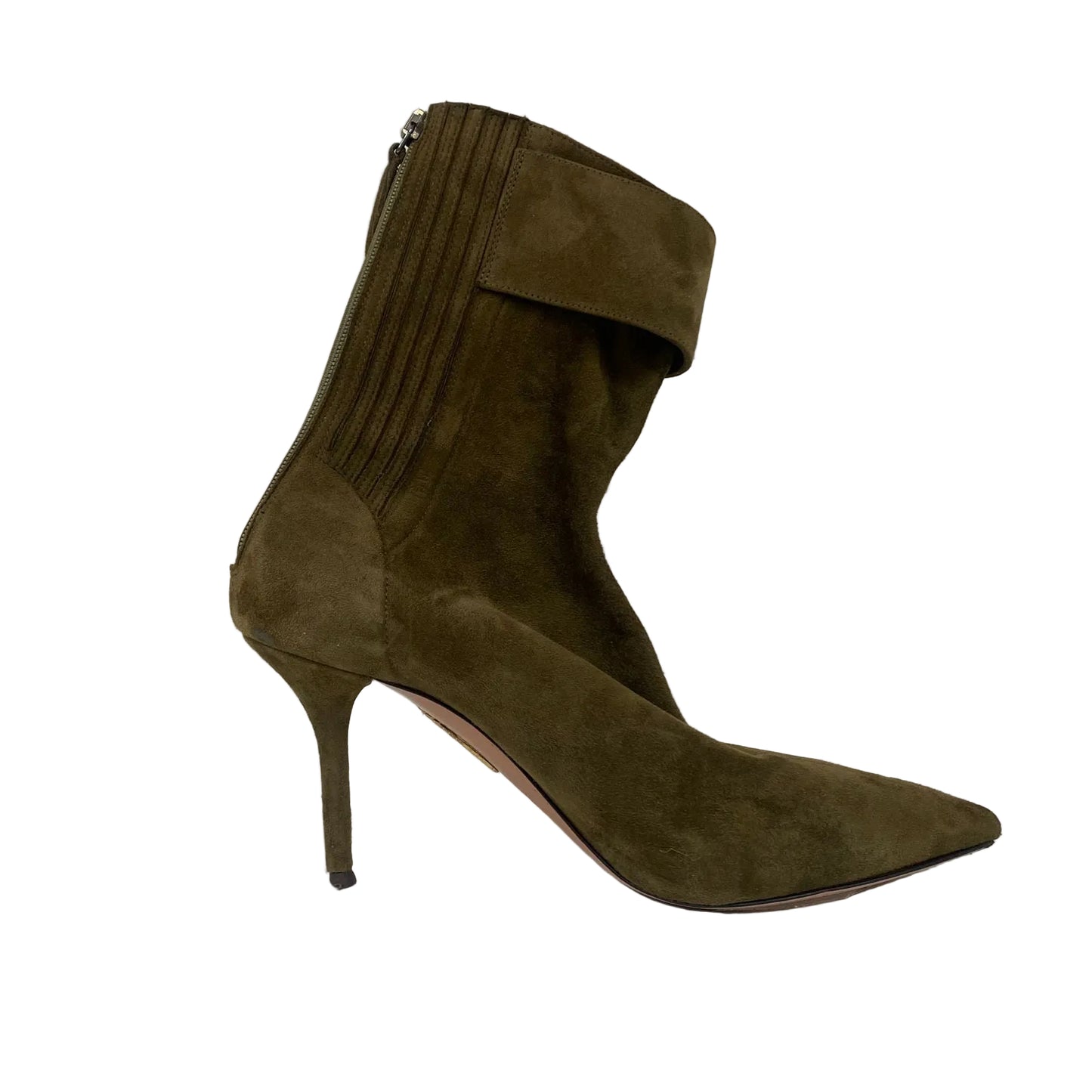 Bota Aquazzura Verde Camurça Tam 36 BR