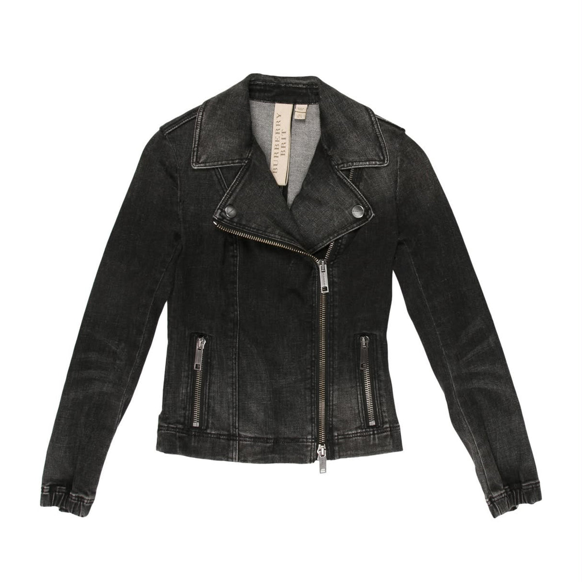 Jaqueta Burberry Jeans Escura Tam M BR