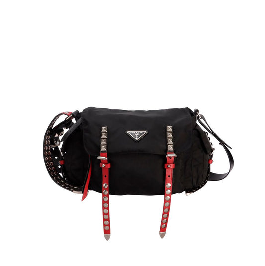 Bolsa Prada Preta Spike