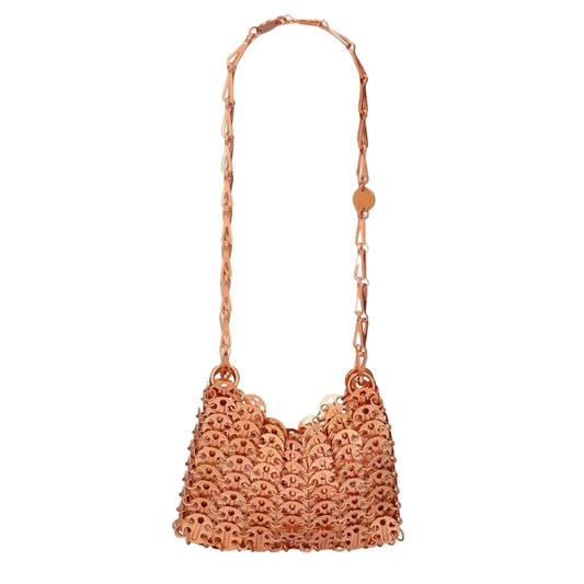 Bolsa Paco Rabanne Metal Bronze