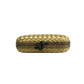 Clutch Bottega Veneta Intrecciato Dourada Croco