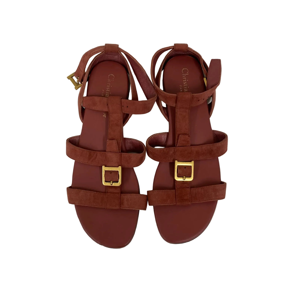 Rasteira Dior Vermelha Gladiador Tam 36 BR