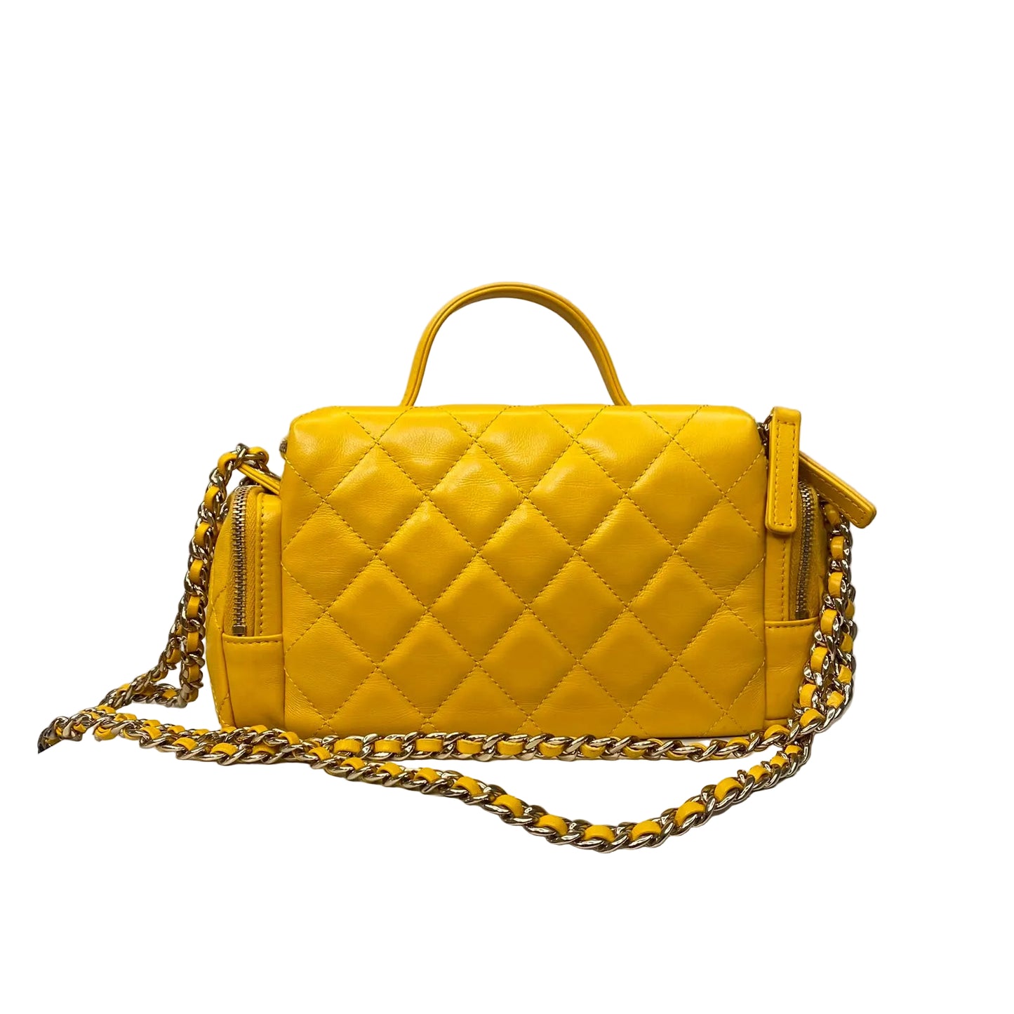 Bolsa Chanel Vanity Amarela