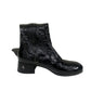 Bota Prada Couro Preto Tam 35 Br