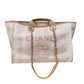 Bolsa Chanel Deauville Listra Rosa