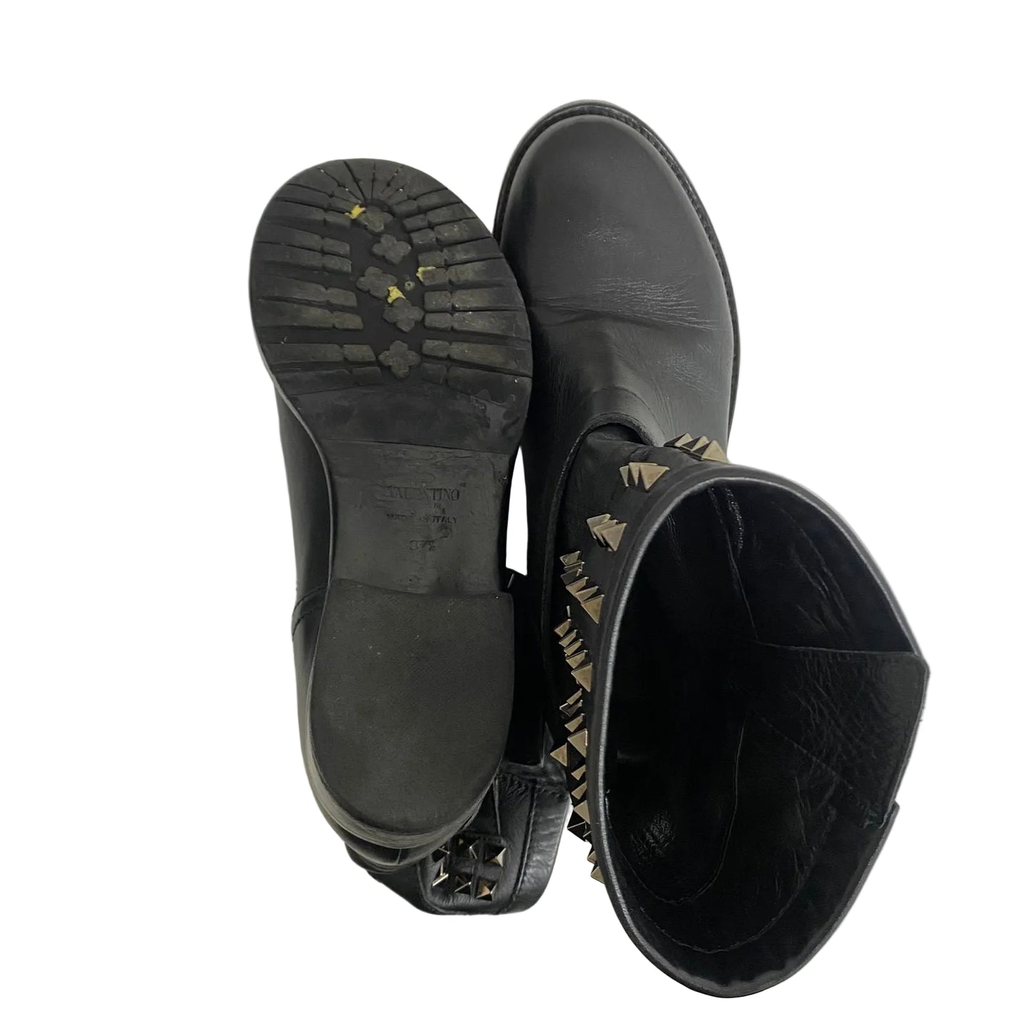 Bota Valentino Preta Com Spikes Tam 35 Br