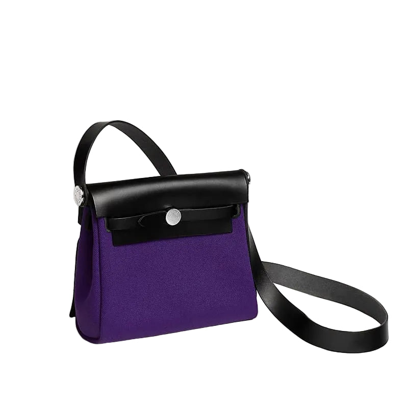 Bolsa Hermes Herbag Roxa Mini