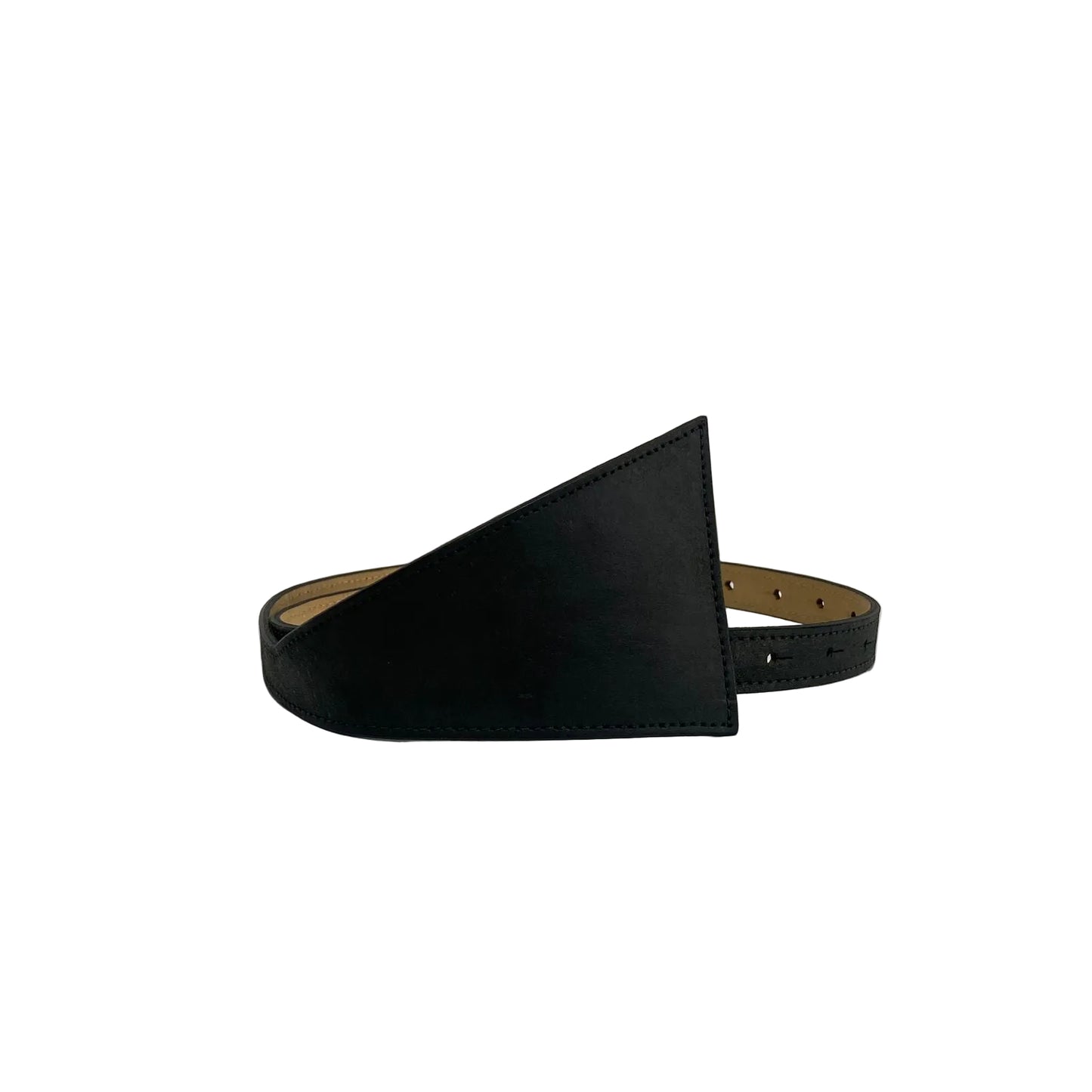 Cinto De Goeye Preto Assimétrico