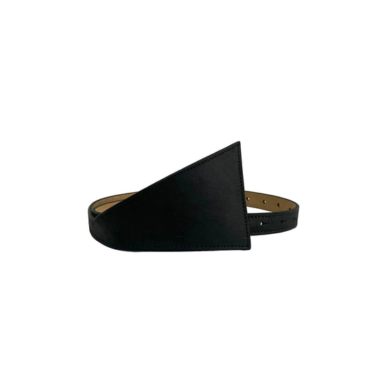 Cinto De Goeye Preto Assimétrico