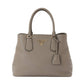 Bolsa Prada Double Tote Cinza