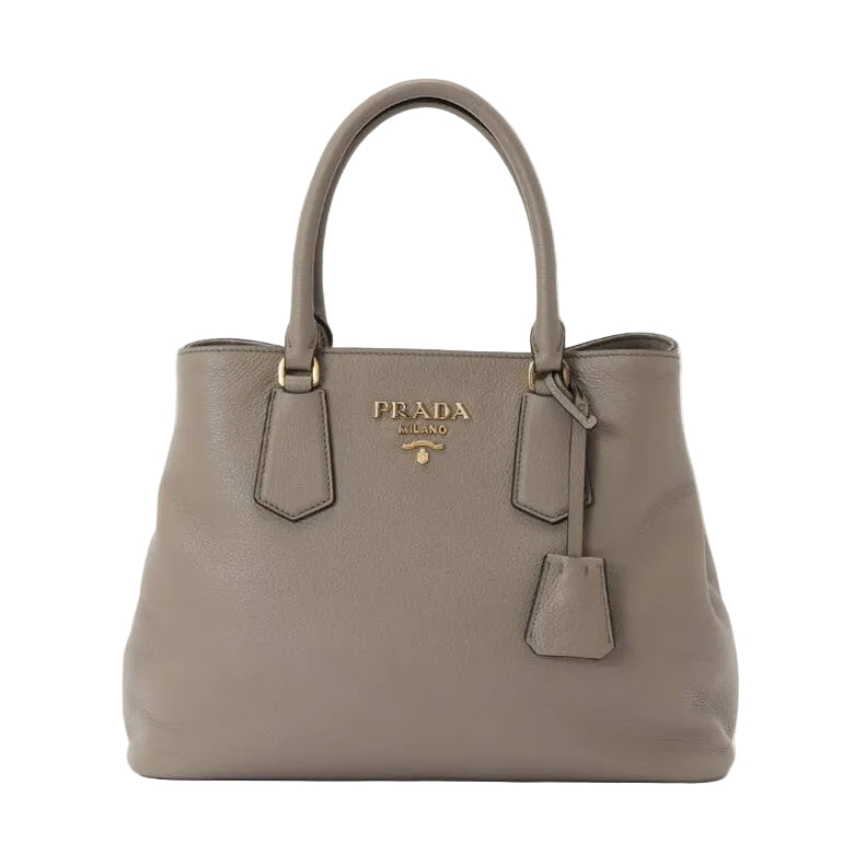 Bolsa Prada Double Tote Cinza