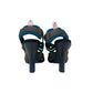 Sapato Fendi Slingback Preto e Azul Tam 37 BR