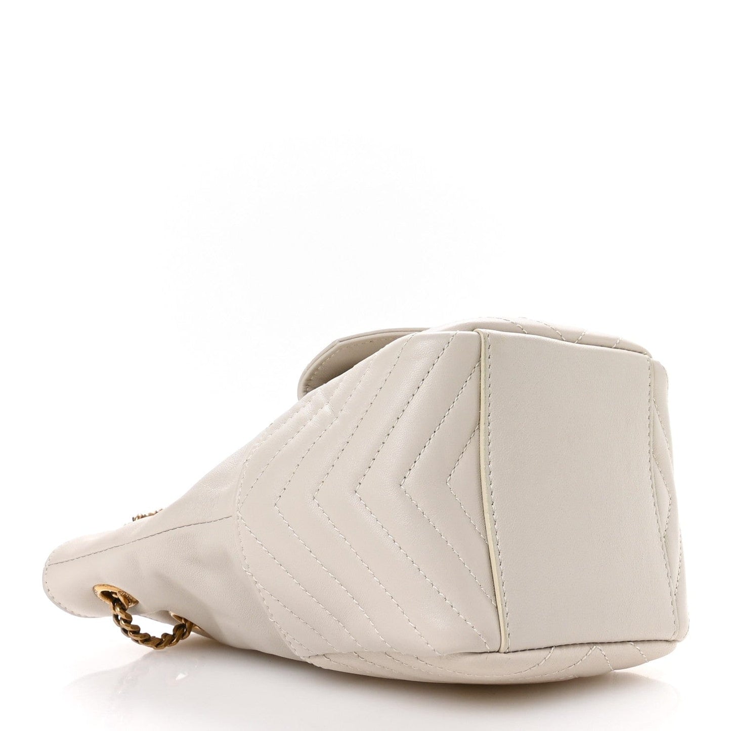 Bolsa Saint Laurent Joe Mini Bucket Off White