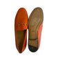 Mocassim Gucci Couro Laranja Tam 37 Br