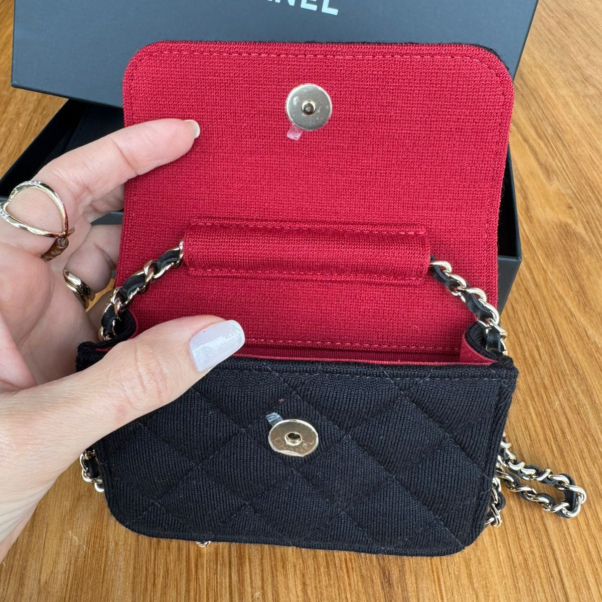 Bolsa Chanel Mini VIP Preta