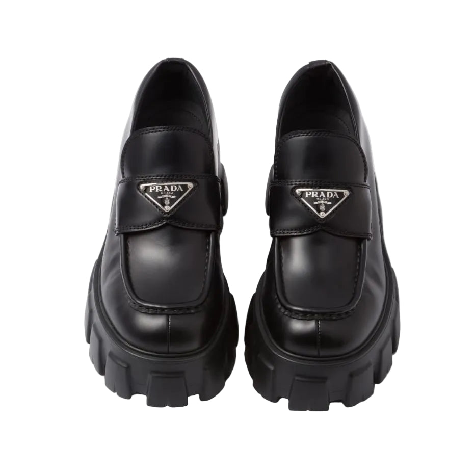Sapato Prada Tratorado Preto Tam 35 Br