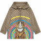 Jaqueta Corta Vento Gucci Monograma Gatinho Tam 10 anos Br