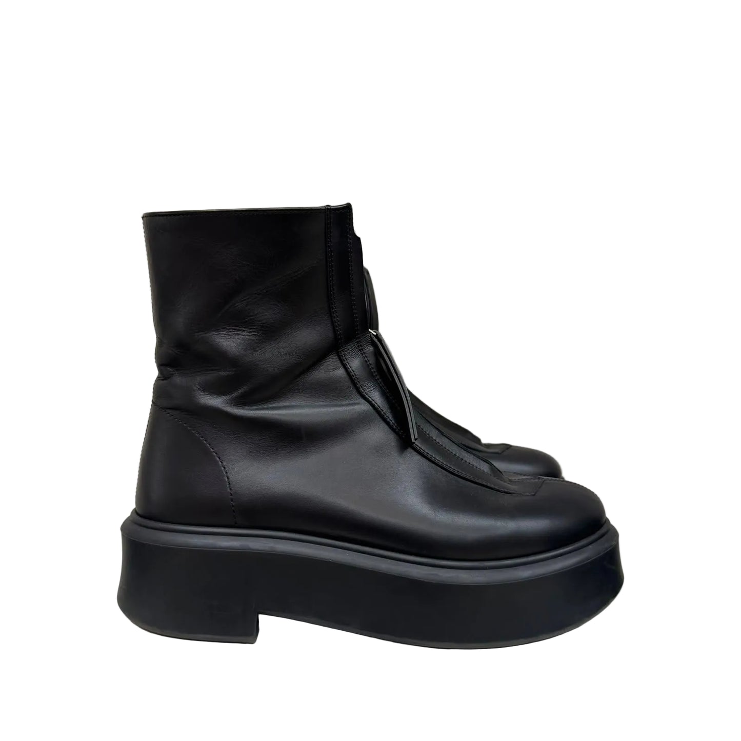 Bota The Row Couro Preta Tam 38 Br