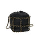 Bolsa Chanel Chain Drawstring Bucket Bag Preta