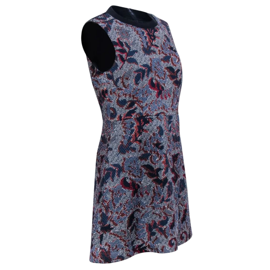 Vestido Tory Burch Estampado Tweed Tam 38 Br