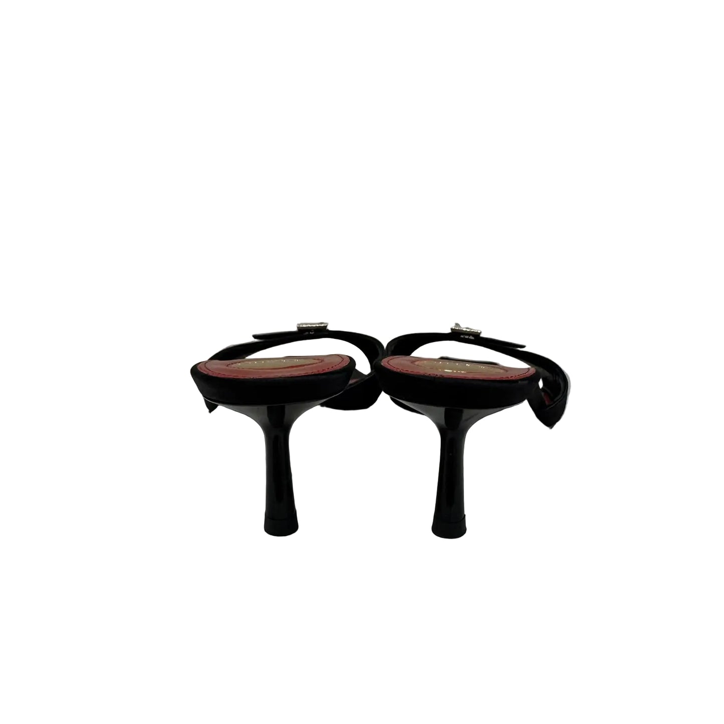Mule Saint Laurent Preto Strass Tam 38,5 Br