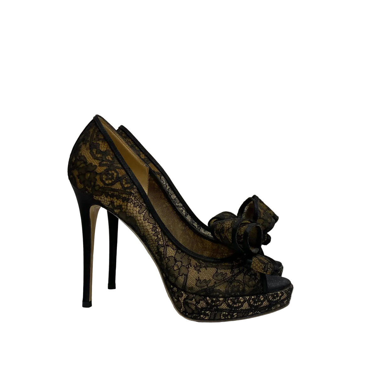 Sapato Valentino Renda Preto Tam 35 BR
