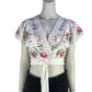 Conjunto Zimmermann Blusa e Shorts Bordado Tam 36 Br
