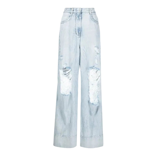 Calça Givenchy Jeans Rasgada Tam 38 Br