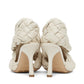 Sandália Bottega Veneta Couro Trançado Off White Tam 36,5 Br