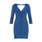 Vestido Herve Leger Azul Tam PP BR