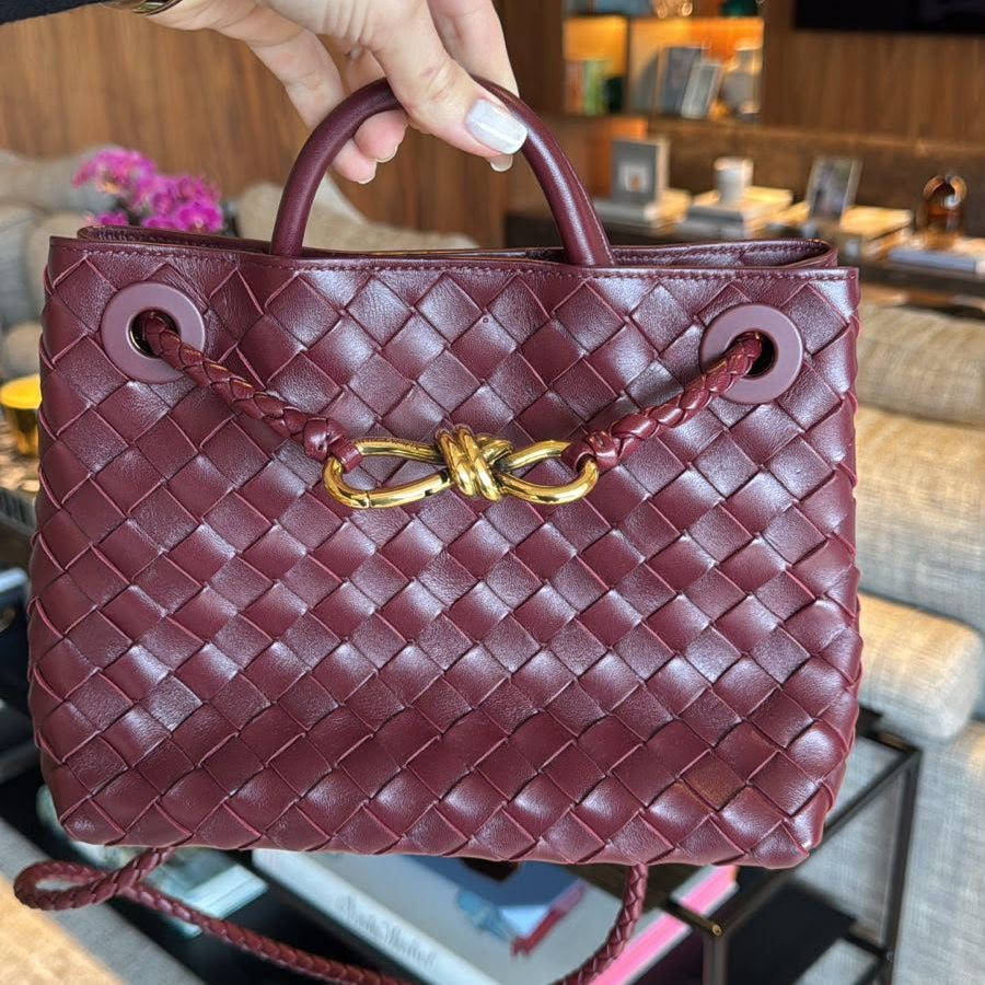 Bolsa Bottega Veneta Andiamo Small Lava Red