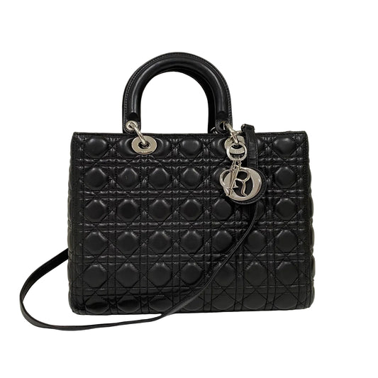 Bolsa Christian Dior Lady Dior Preta