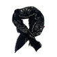 Lenço Kujten Estampado Preto