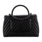 Bolsa Chanel Chevron Coco Handle Bag