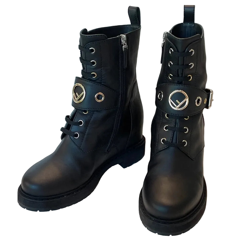 Bota Fendi Preta Tam 39 Br