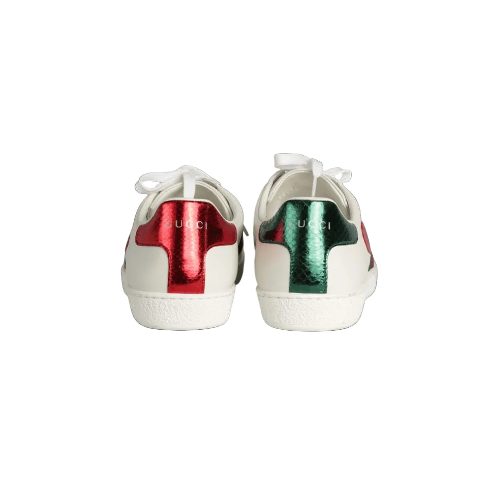 Tênis Gucci Branco Com Coração Tam. 35 Br