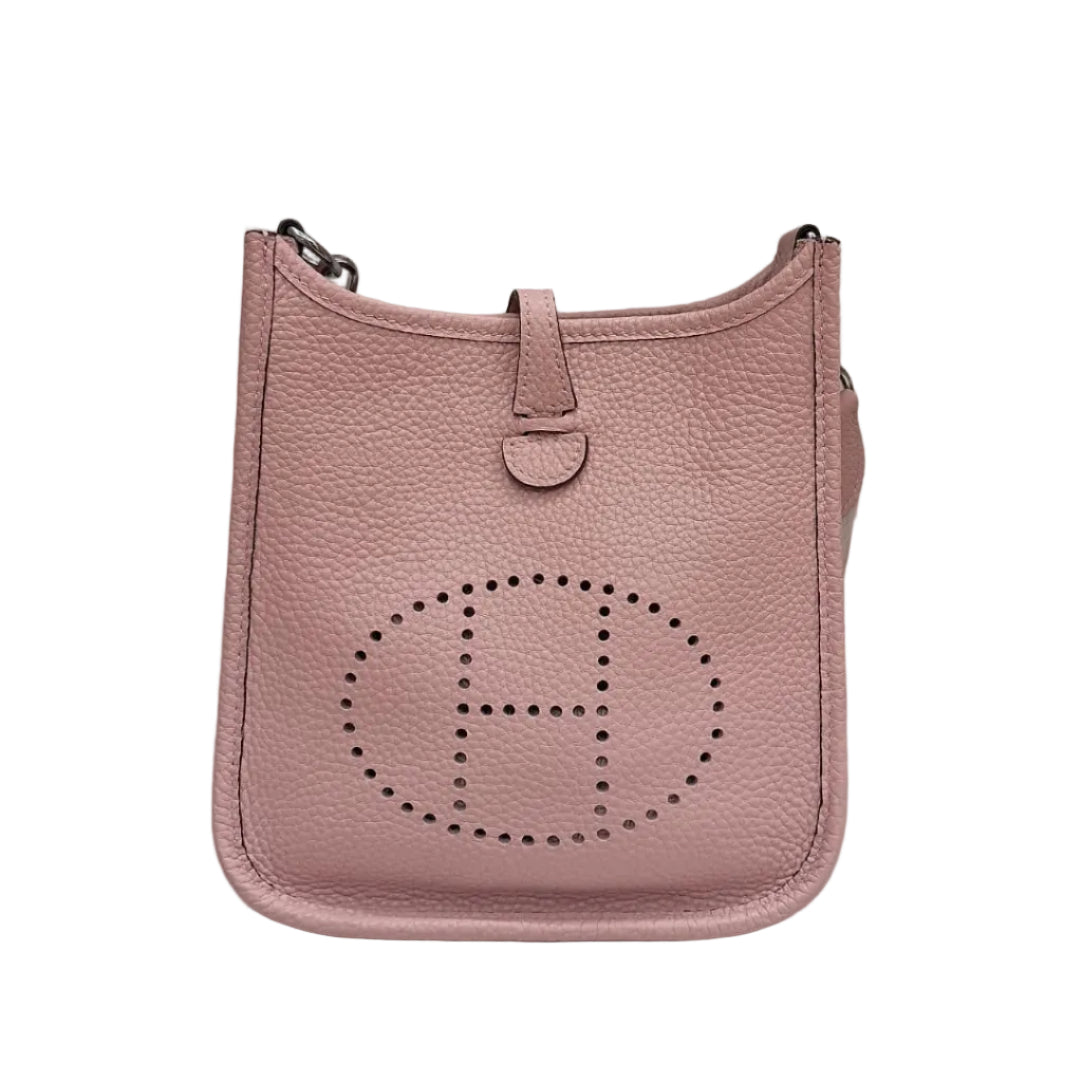 Bolsa Hermès Evelyne Rosa Mini