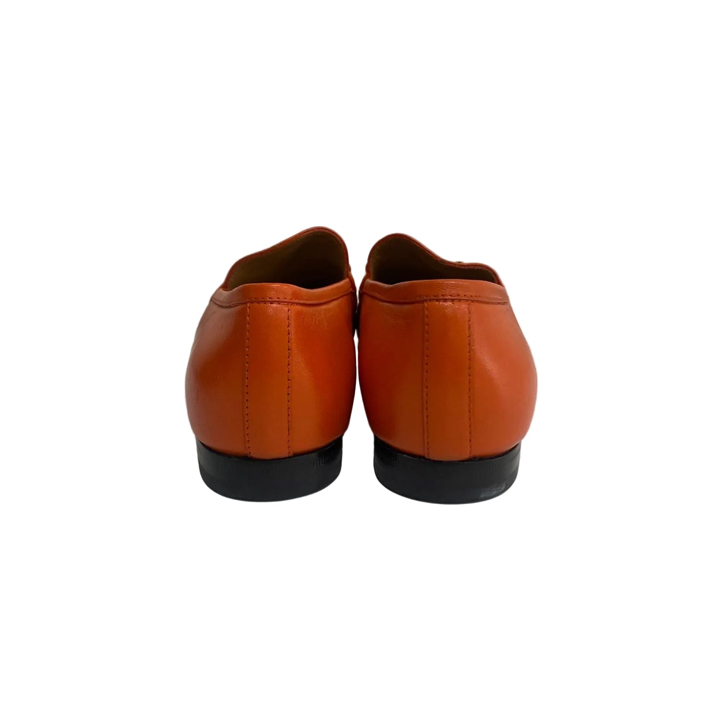 Mocassim Gucci Couro Laranja Tam 37 Br