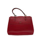 Bolsa Prada Saffiano Leather Top Handle / Flap Bag Vermelha
