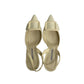 Sapato Manolo Blahnik Off White Croco Tam 39 Br