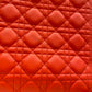 Bolsa Lady Dior Laranja e Rosa