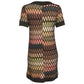 Vestido Missoni Zig Zag Colorido Tam 40 BR
